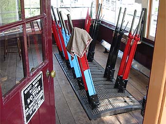 Interior of Frome Cabin